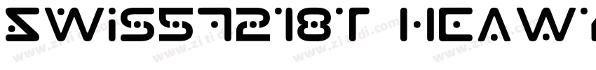 SWis57218T Heawy字体转换